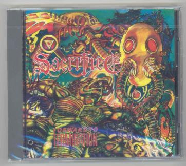 Sacrifice Rare Original Forward To CD Canadian Metal SS
