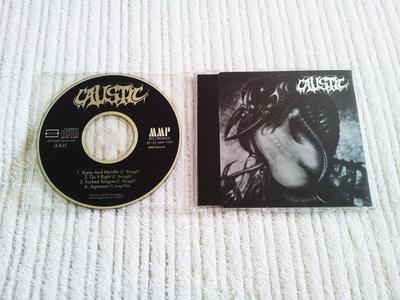 CAUSTIC S/T MCD RARE Swiss Thrash Metal! malicious slayer arbitrater