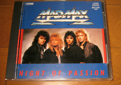 MAD MAX Night Of Passion Japan CD MP32-5309 rare 1987 Japanese pressing NR OOP